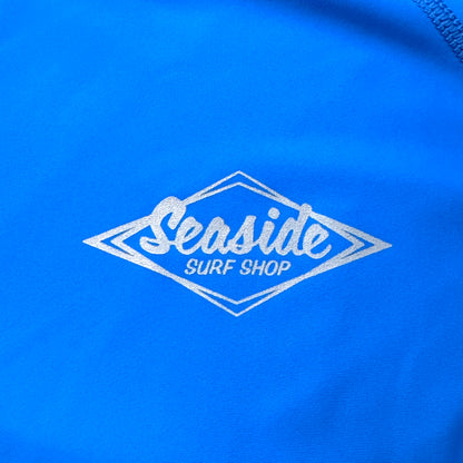 Seaside Surf Premium Stretch L/S UV Rashguard - Royal Blue
