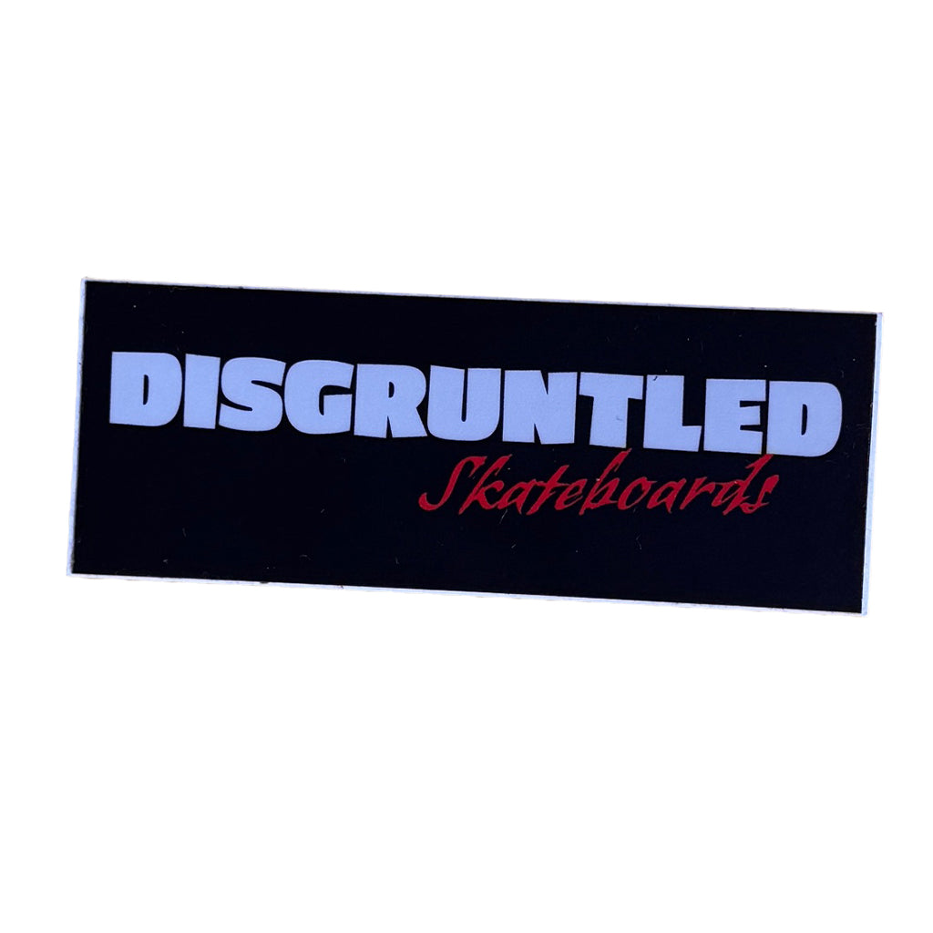 Disgruntled Bar Logo - Black 4x1.5&quot;