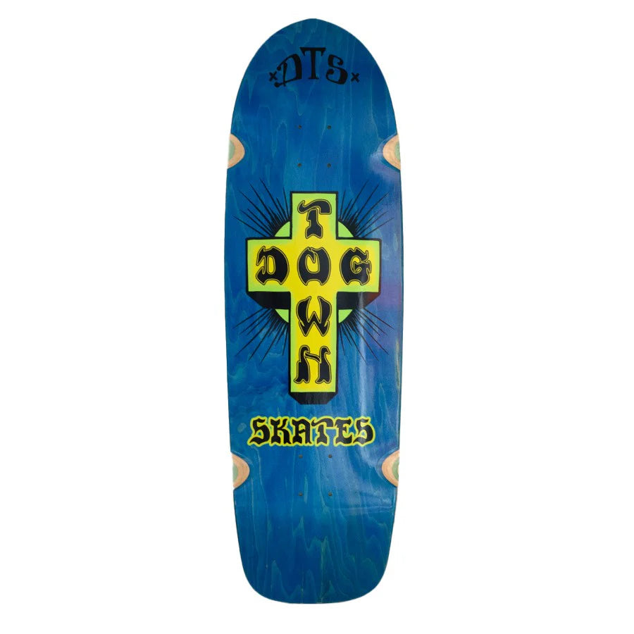 Dogtown Biggest Boy Deck - 10" - Blue Stain/Yellow Cross