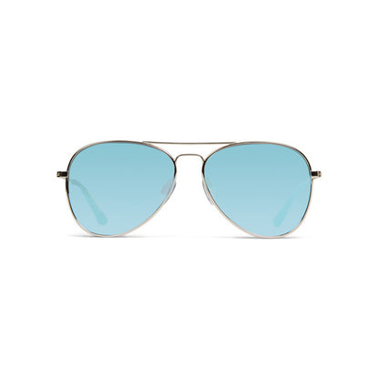 Dot Dash Sunglasses - Aerogizmo - Gold Gloss/Blue Chrome
