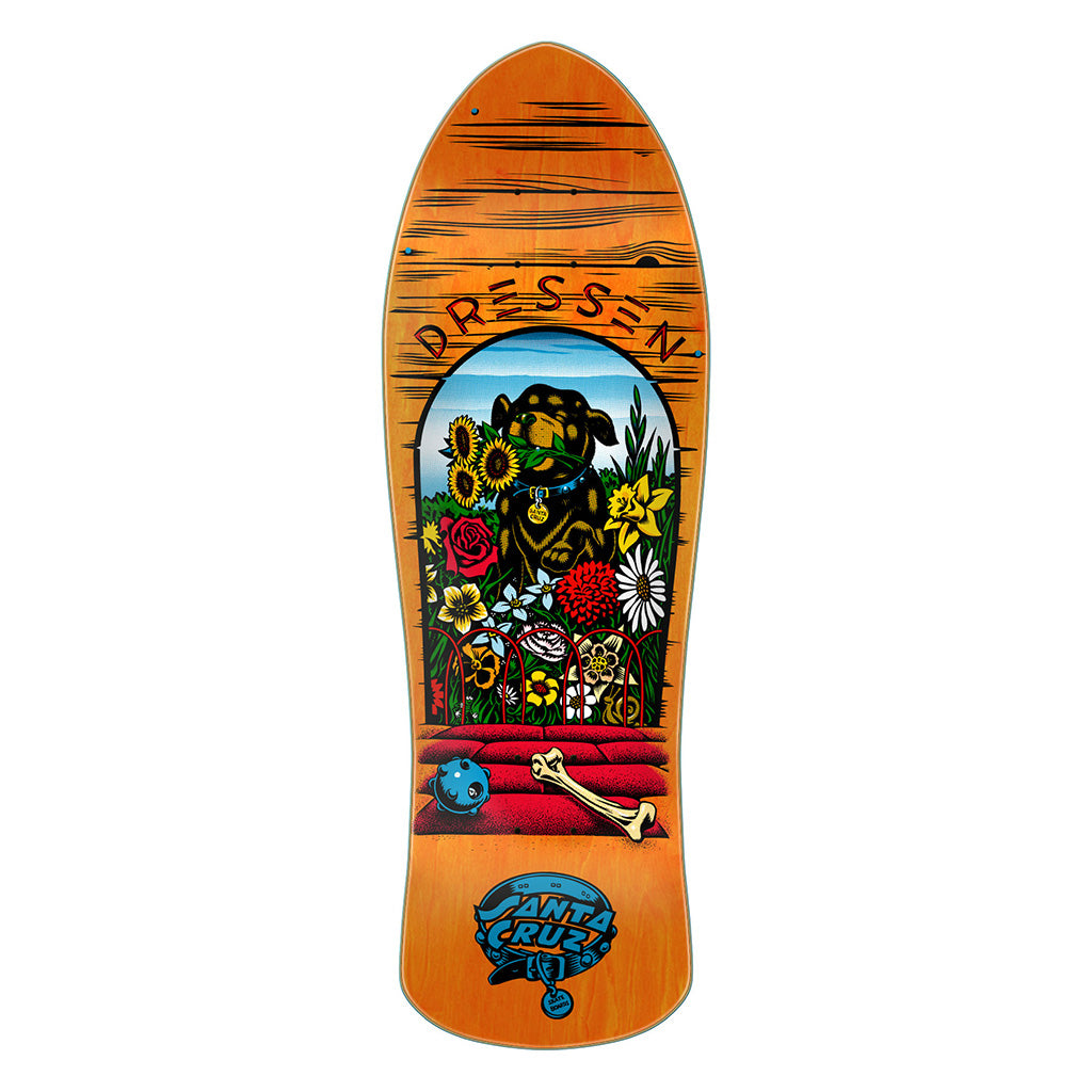 Dressen Pup Reissue 9.5in x 29.44in Santa Cruz Decks