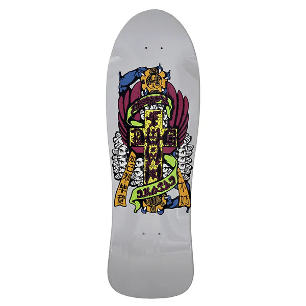 Dogtown Eric Dressen Hands 80s Reissue Deck – Gray Pearl Dip – 10.053" x 30.659"