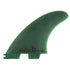 FCS II Carver Medium Neo Glass Thruster Fin Set - Sage