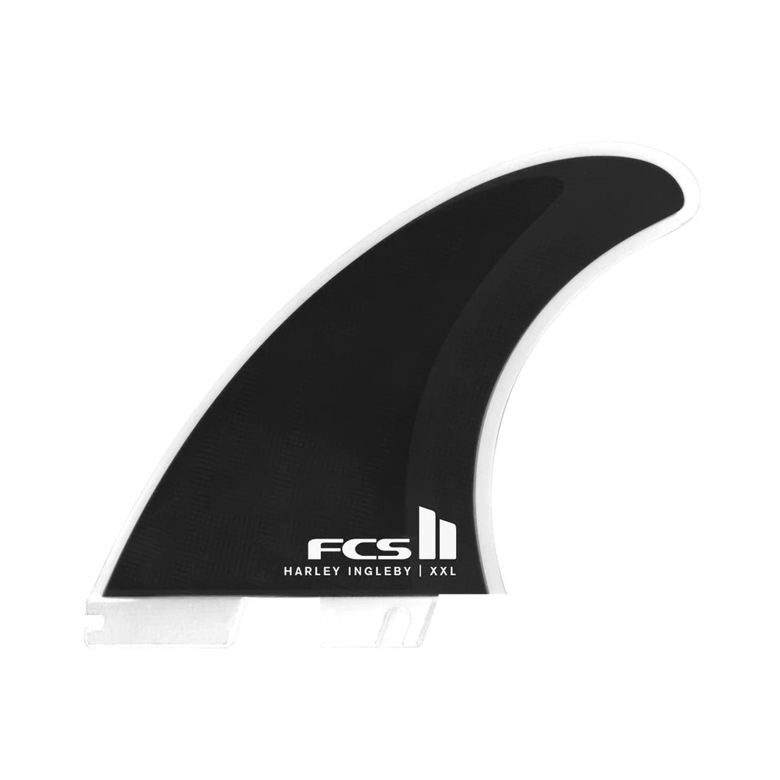FCS II Harley Ingleby Longboard Thruster Fin Set - Black
