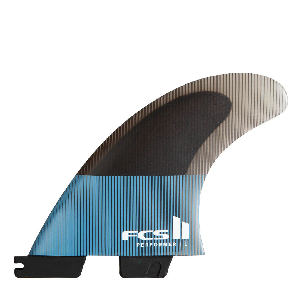 FCS II Performer PC Large Quad Fins - Tranquil Blue