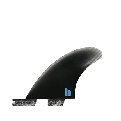 FCS II Performer Twin + 1 PG Twin Fins - Black/Small