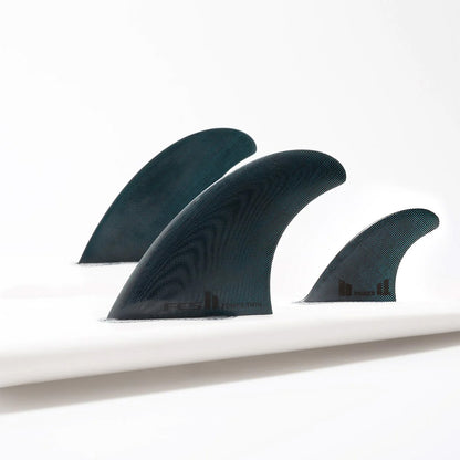 FCS II Power Twin + 1 PG Twin Fins - Black