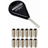 FCS Surfboard Replacement Fin Screws and Key - 12 Pack