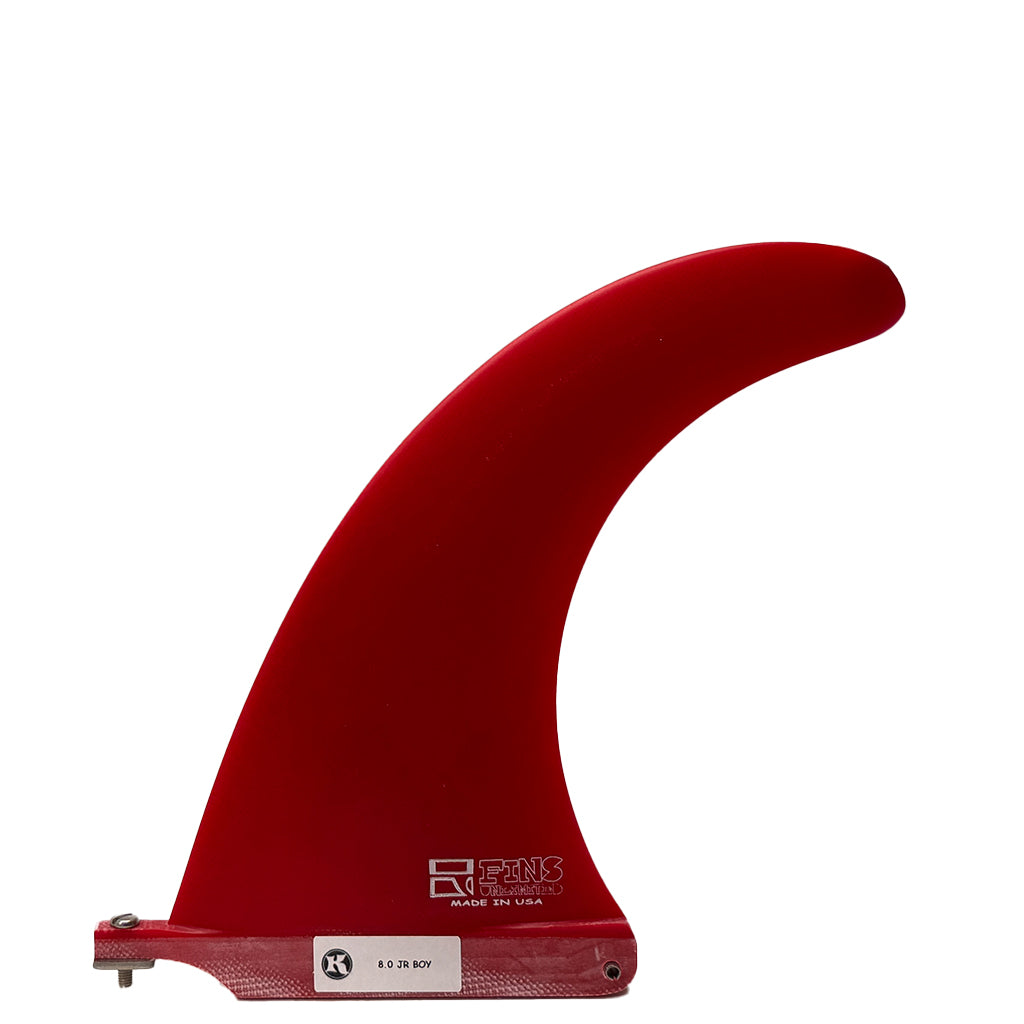 Fins Unlimited  Kanoa Dahlin Jr Boy Fin - Red 8.0"