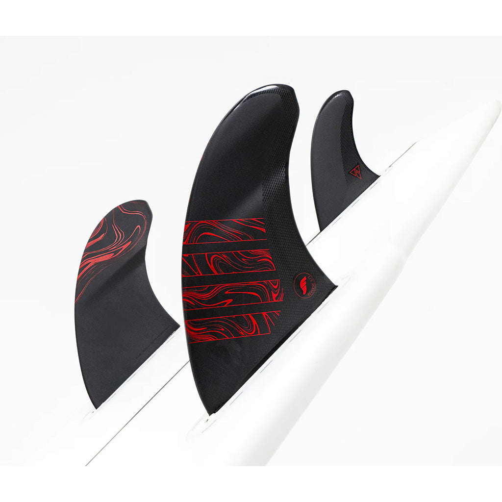 Futures Fins Alpha Reverse Twin + 1 - Carbon/Red