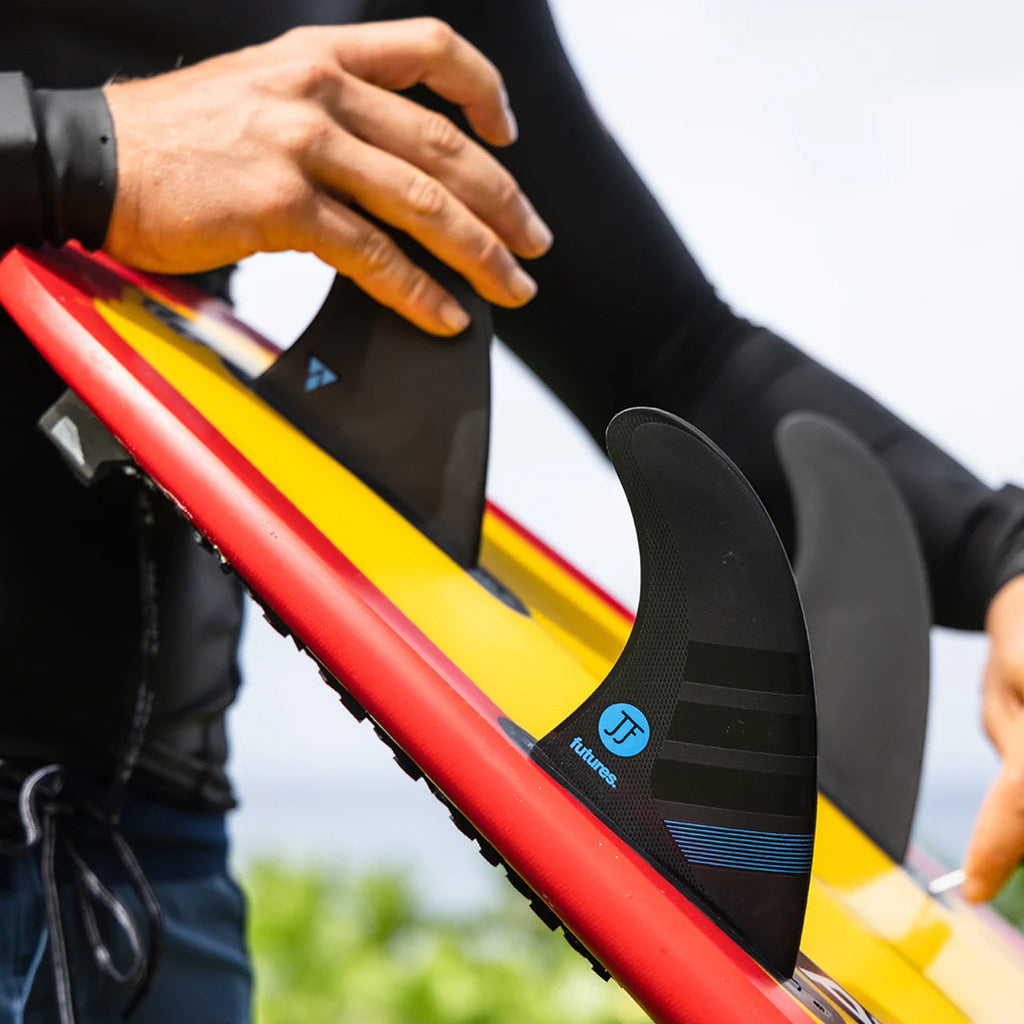 Futures Fins - JJF Alpha Thruster - Carbon Blue/Small
