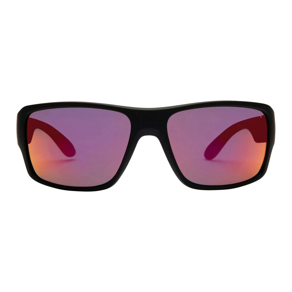 I-SEA Free Bird - Black Rubber/Red Polarized Lens