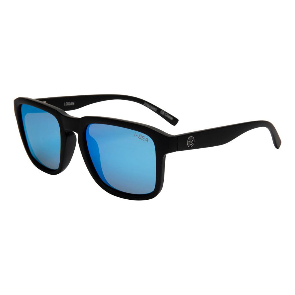 I-SEA Logan - Black/T-Blue Polarized Lens