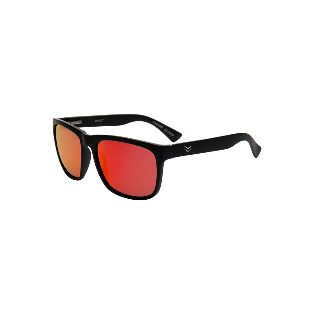 I-SEA Wyatt - Black/Red Polarized Lens