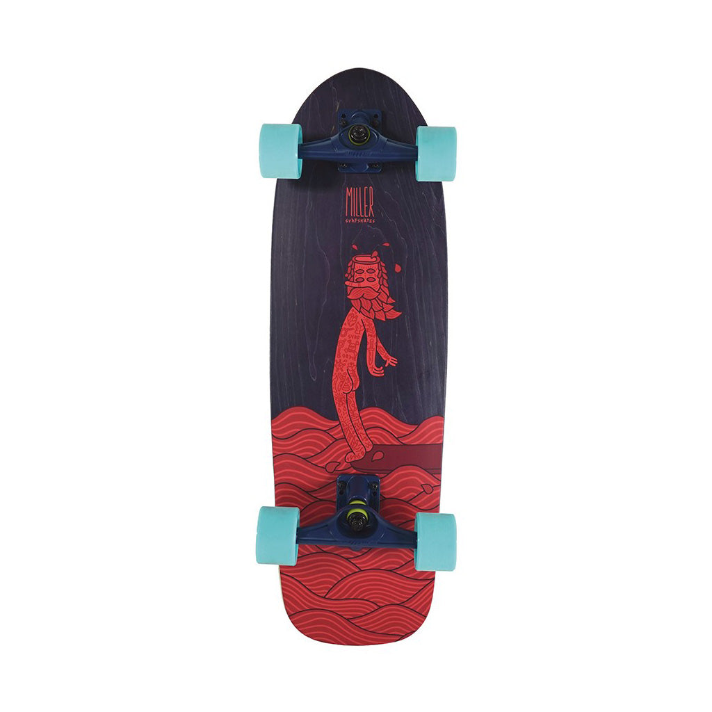 Miller Division - Hang Ten 29.5&quot; Surfskate Skateboard