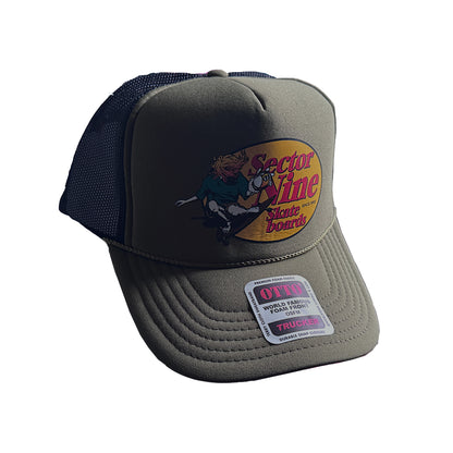 Sector 9  Sunset Niner Trucker Snapback Hat - Select Color