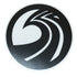 Seaside Surf Shop - New Wave Logo Sticker - 3" Black - Seaside Surf Shop 