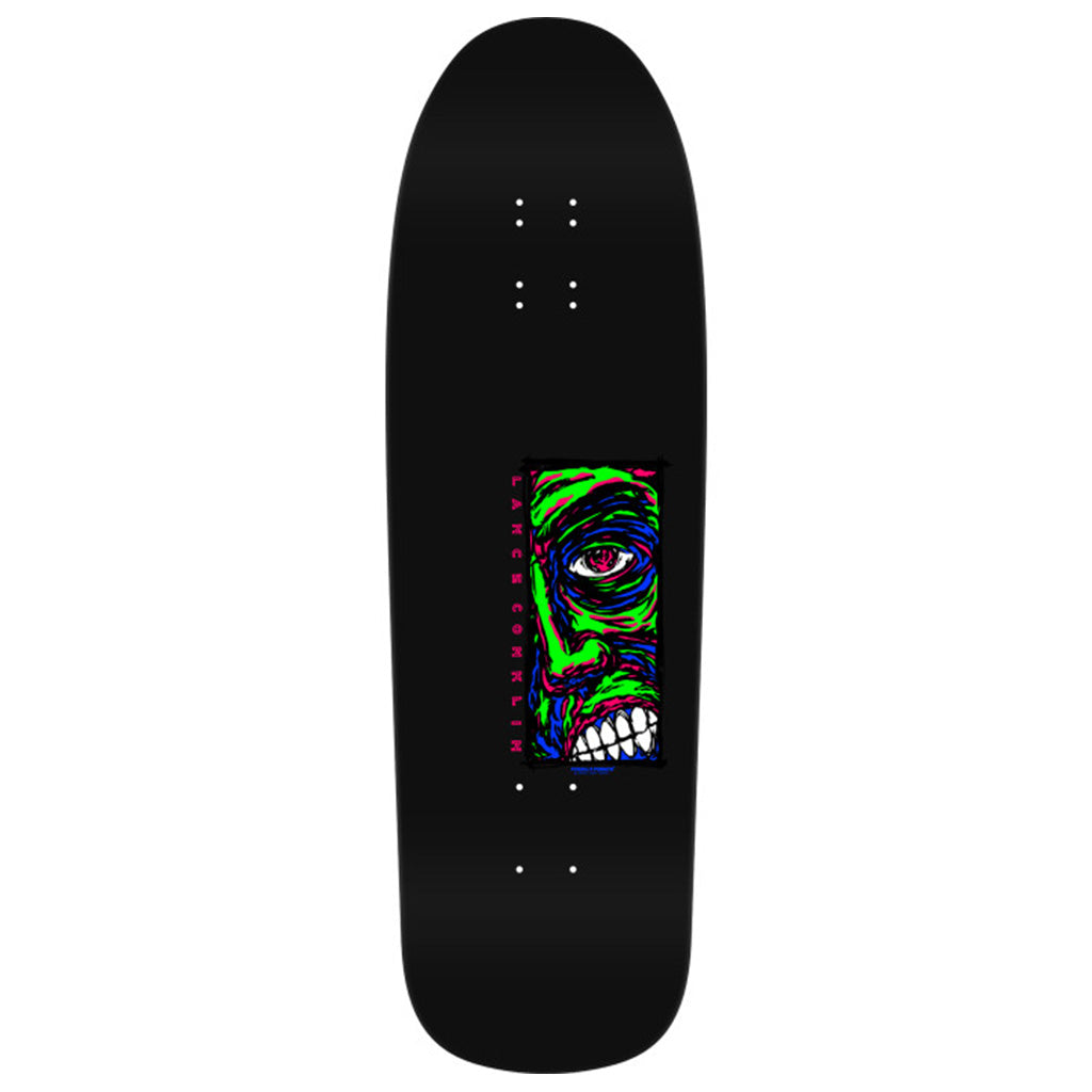 Powell Peralta Lance Conklin Face "2" Reissue Skateboard Deck Blacklight - 9.75 x 32.09