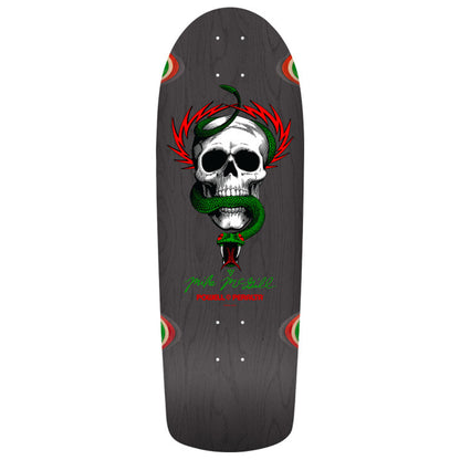 Powell Peralta Mike McGill Skull &amp; Snake Reissue Skateboard Deck Gray Stain - 10 x 30.125