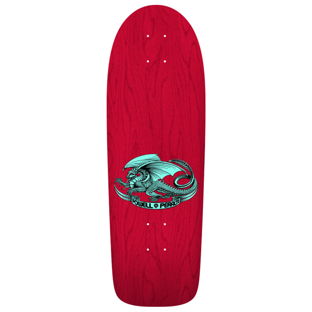 Powell Peralta OG Ray Rodriguez Skull &amp; Sword Reissue Skateboard Deck Red Stain - 10 x 30