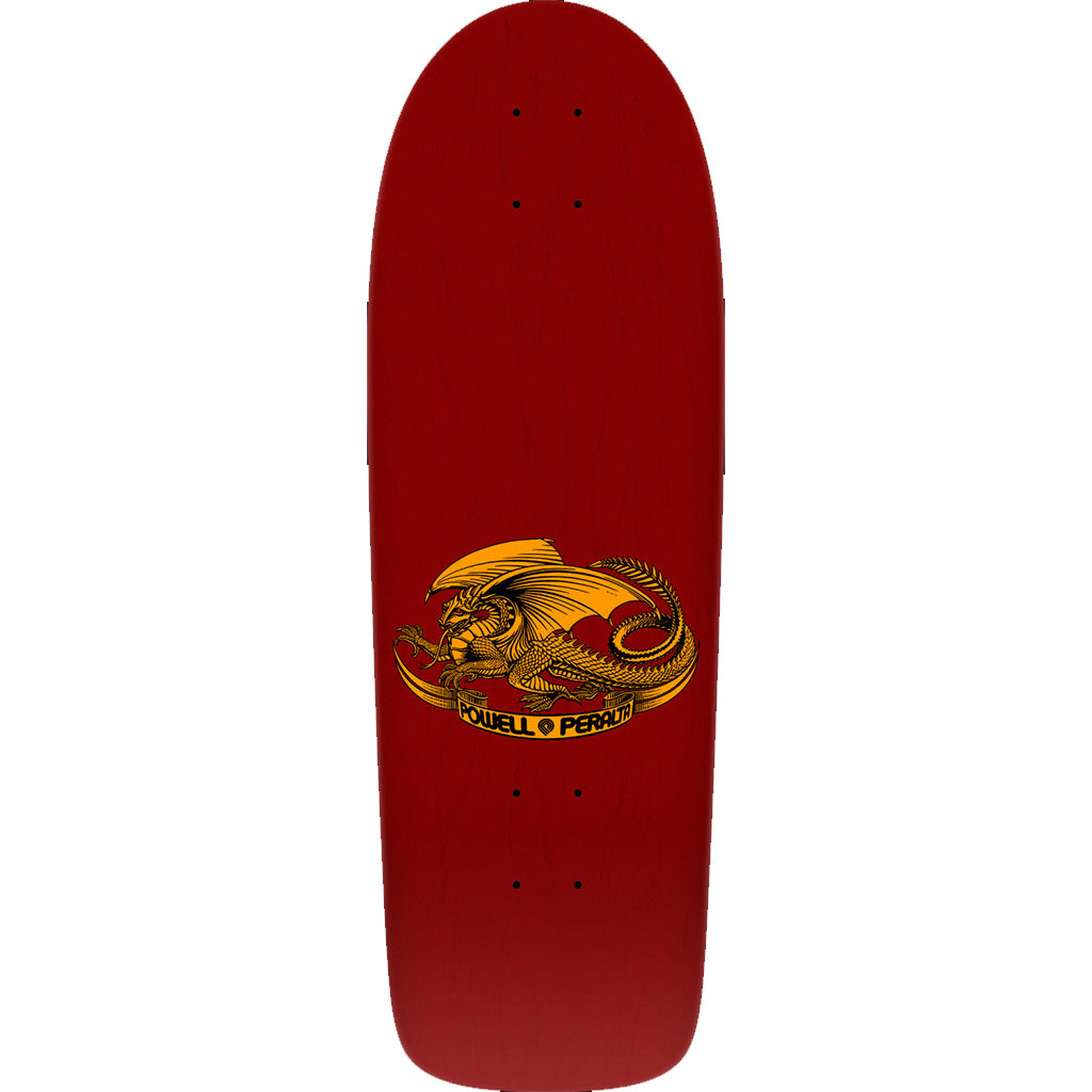 Powell Peralta Ray Rodriguez Skull &amp; Sword Reissue Skateboard Deck Burgundy - 10 x 30