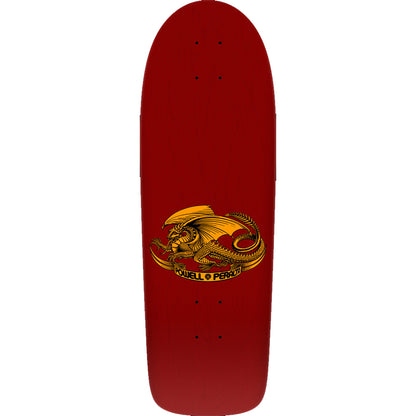 Powell Peralta Ray Rodriguez Skull &amp; Sword Reissue Skateboard Deck Burgundy - 10 x 30