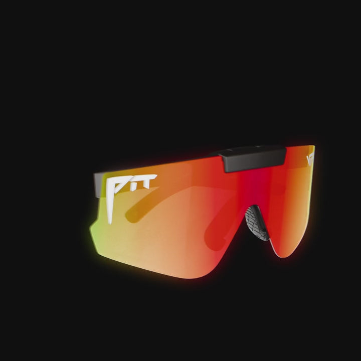 Pit Viper Sunglasses - The Heater Flip Offs - Red