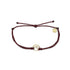 Pura Vida Gold Wave Bracelet - Merlot