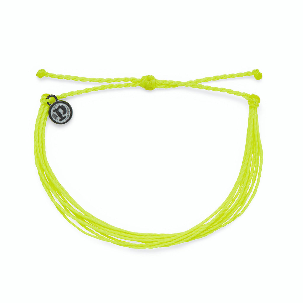 Pura Vida Original Bracelet : Solid Neon Yellow