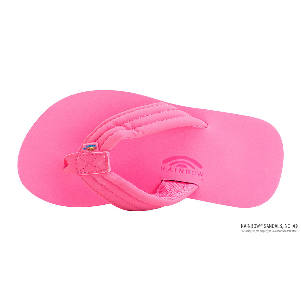 Rainbow The Grombow - Soft Rubber Top Sole with 1&quot; Strap and Pin line - Pink