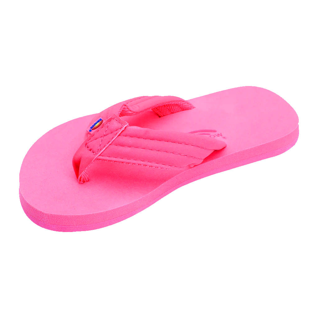 Rainbow The Grombow - Soft Rubber Top Sole with 1&quot; Strap and Pin line - Pink