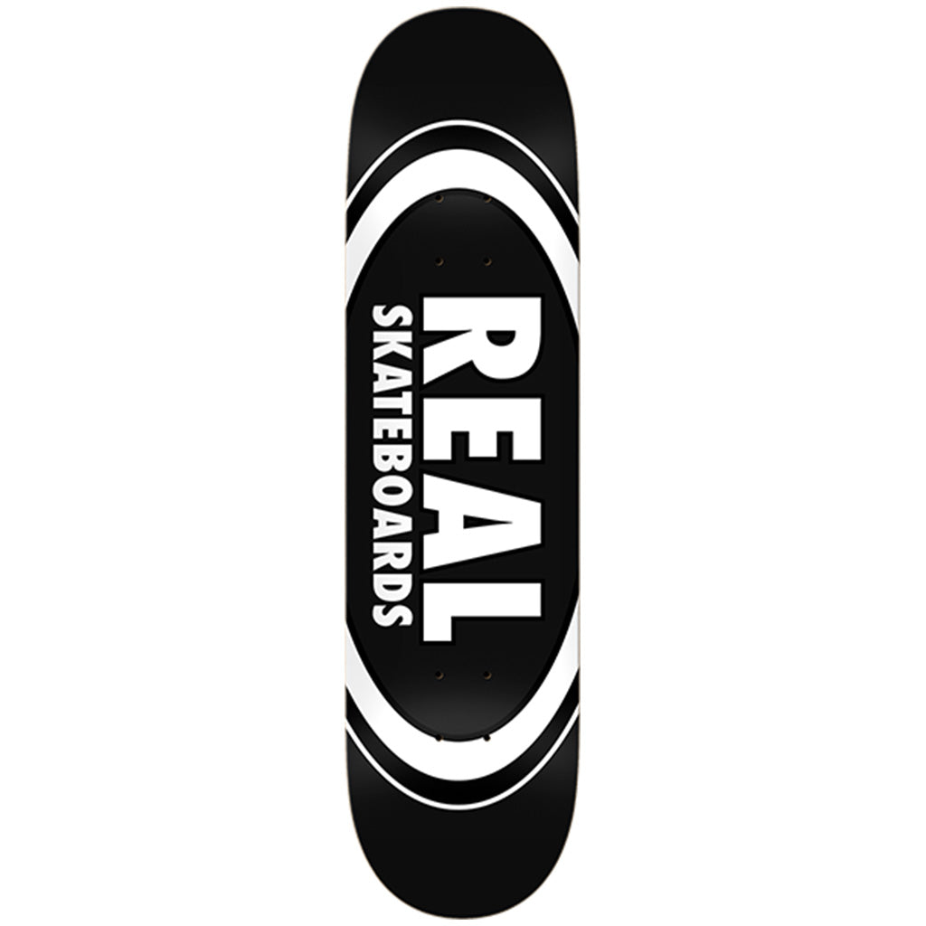 Real Classic Oval Deck-8.25" black