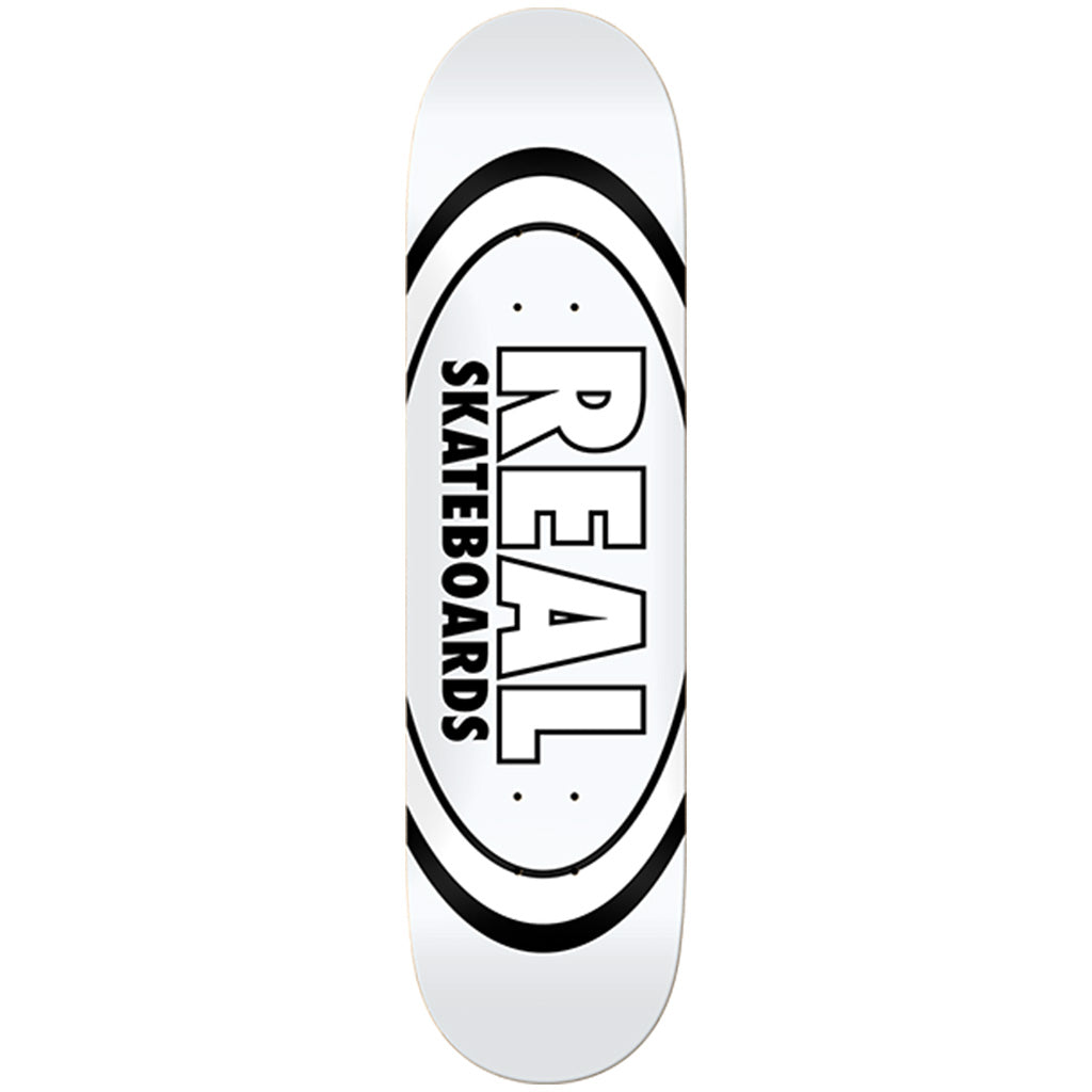 Real Classic Oval Deck-8.38" white