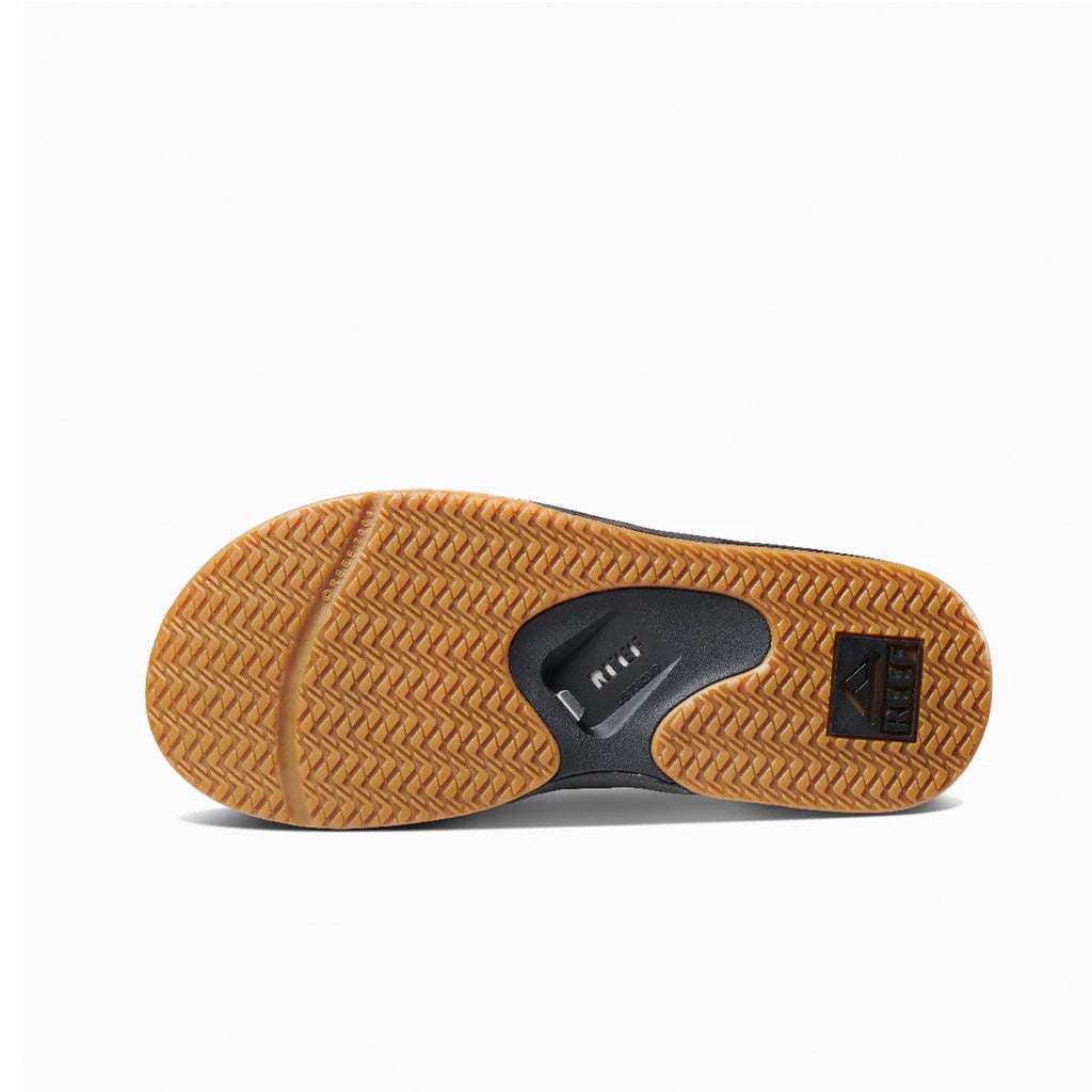 Reef Mens Fanning Sandal - Black/Silver