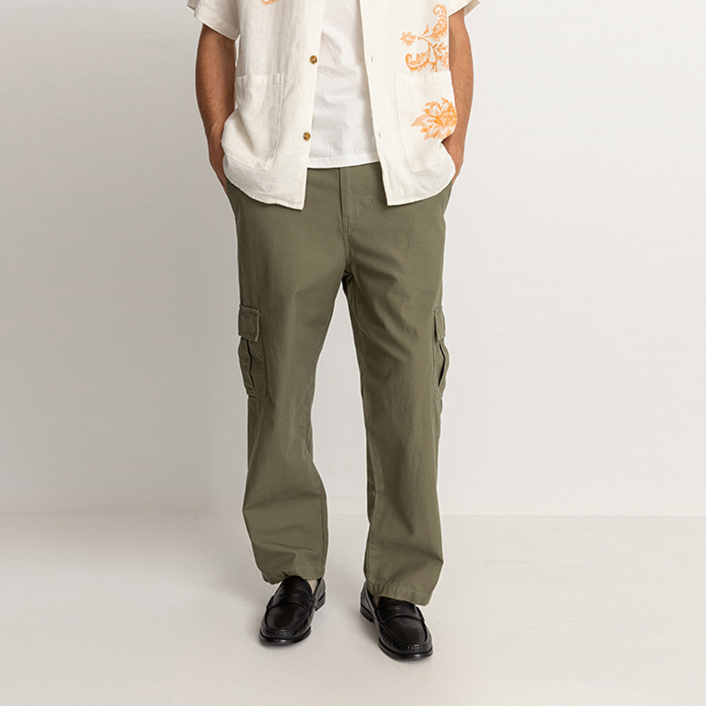 Rhythm Men's Combat Workwear Trouser Olive