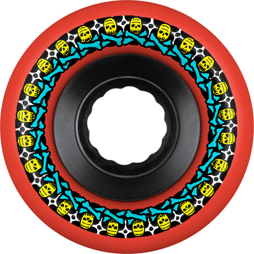 Bones ATF Rough Rider 59mm 80a Skateboard Wheels - Red