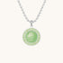Saint Christopher Small Medal - Emerald/Cactus
