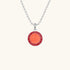 Saint Christopher Small Medal - Red/Red