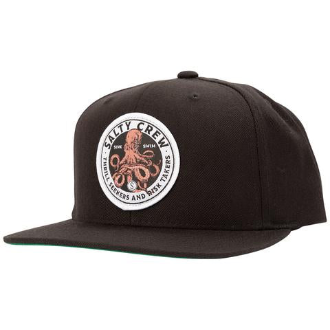 Salty Crew Deep Reach 6 Panel - Black
