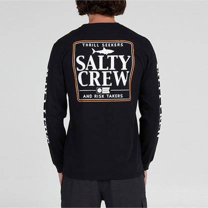 Salty Crew Mens Coaster Premium L/S Tee - Black