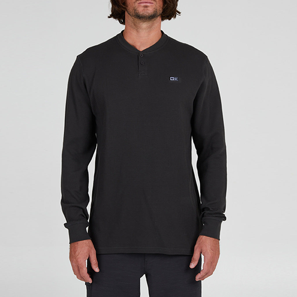 Salty Crew Mens Daybreak 2 L/S Thermal - Faded Black