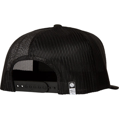 Salty Crew Tippet Trucker Hat - Multi Cam Black