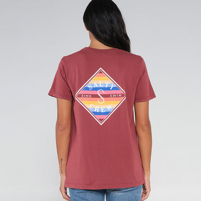 Salty Crew Womens Tippet Fill Boyfriend Tee - Spiced