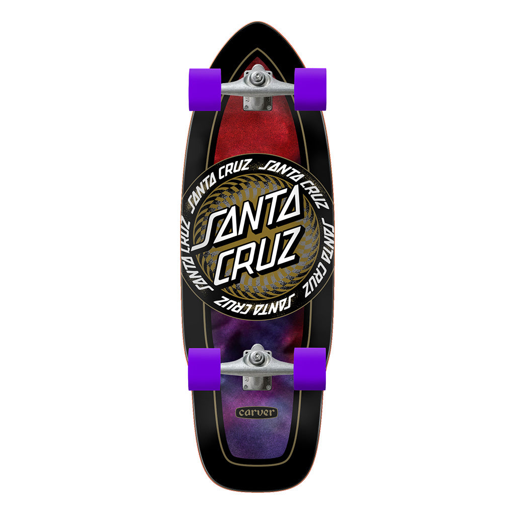 Santa Cruz Infinite Ringed Dot Cut Back Carver Complete 9.75"x29.95