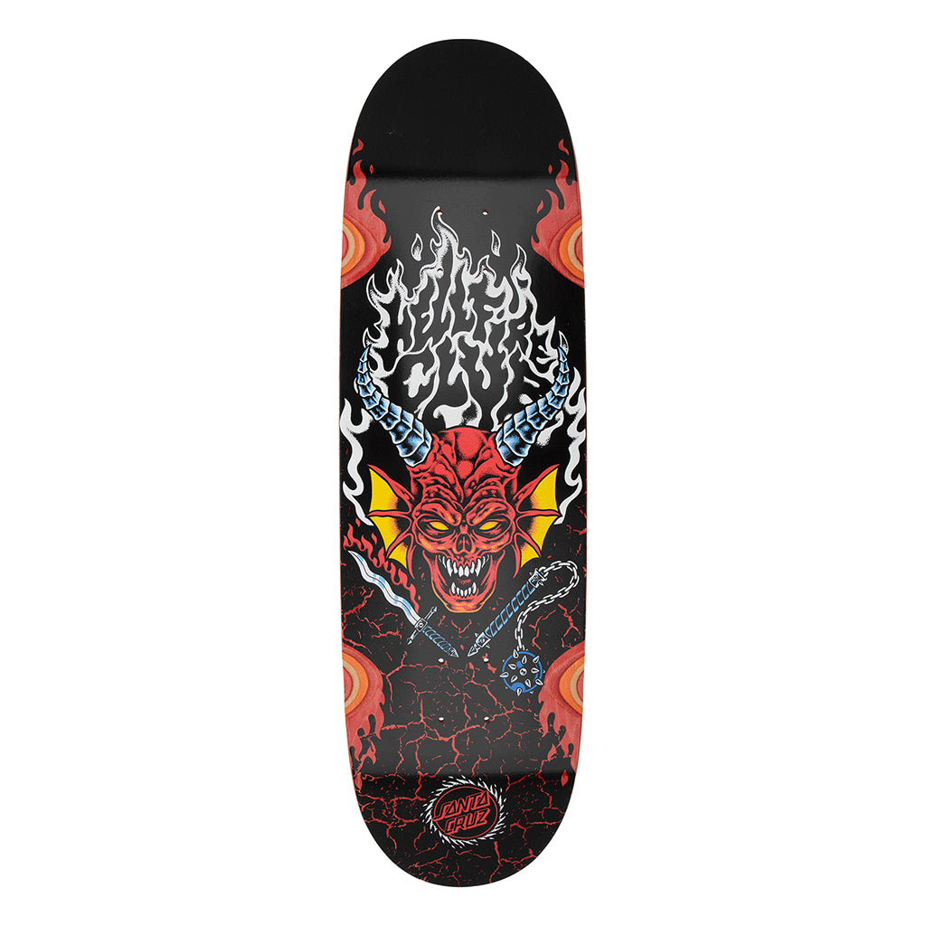 Stranger Things Hellfire Club Flames 9.00in x 32.00in Santa Cruz Decks