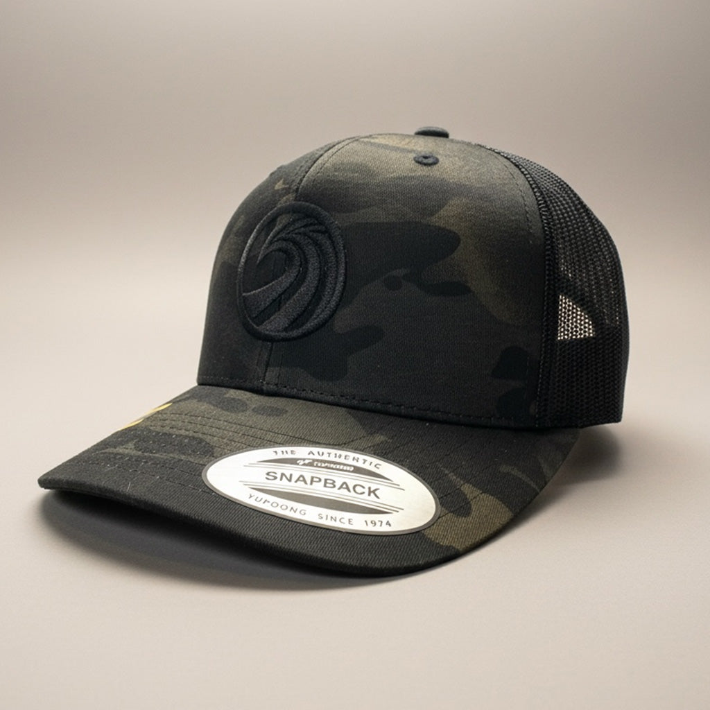 Seaside Surf Shop OG Wave  Mesh Back Cap - Multicam Black/Black