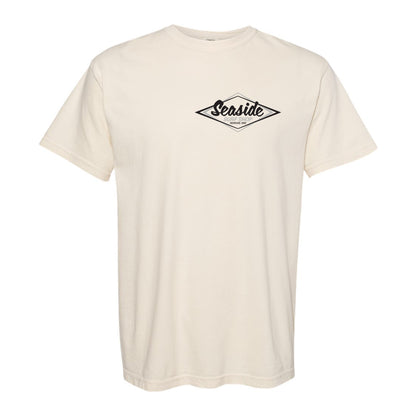 Seaside Surf Garment Dyed Vintage Logo S/S Tee - Ivory