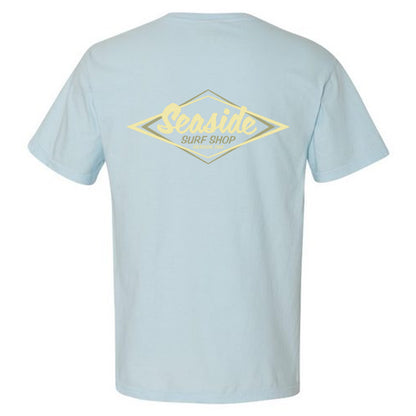 Seaside Surf Garment Dyed Vintage Logo S/S Tee - Powder