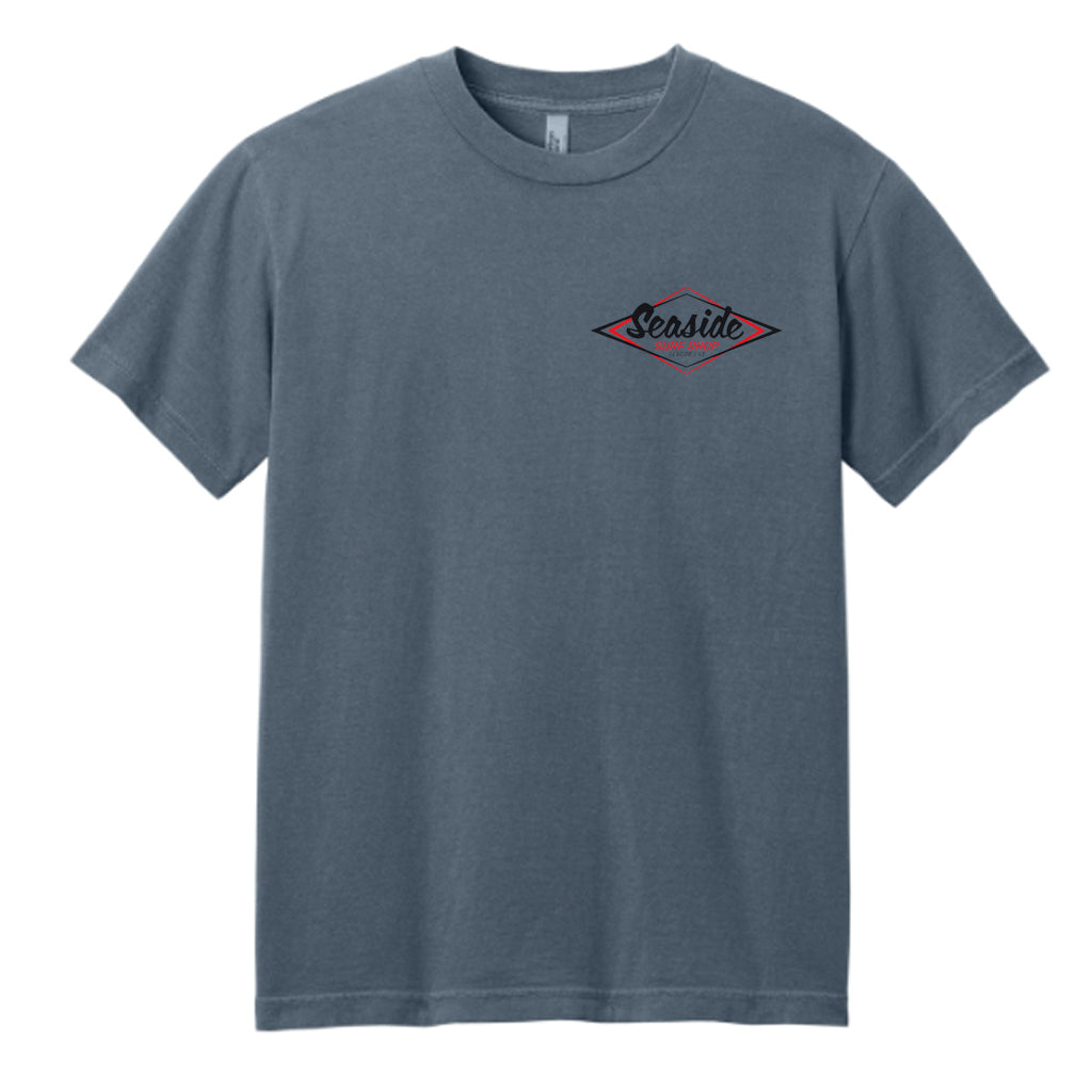Seaside Surf Vintage Logo S/S Tee - Baltic