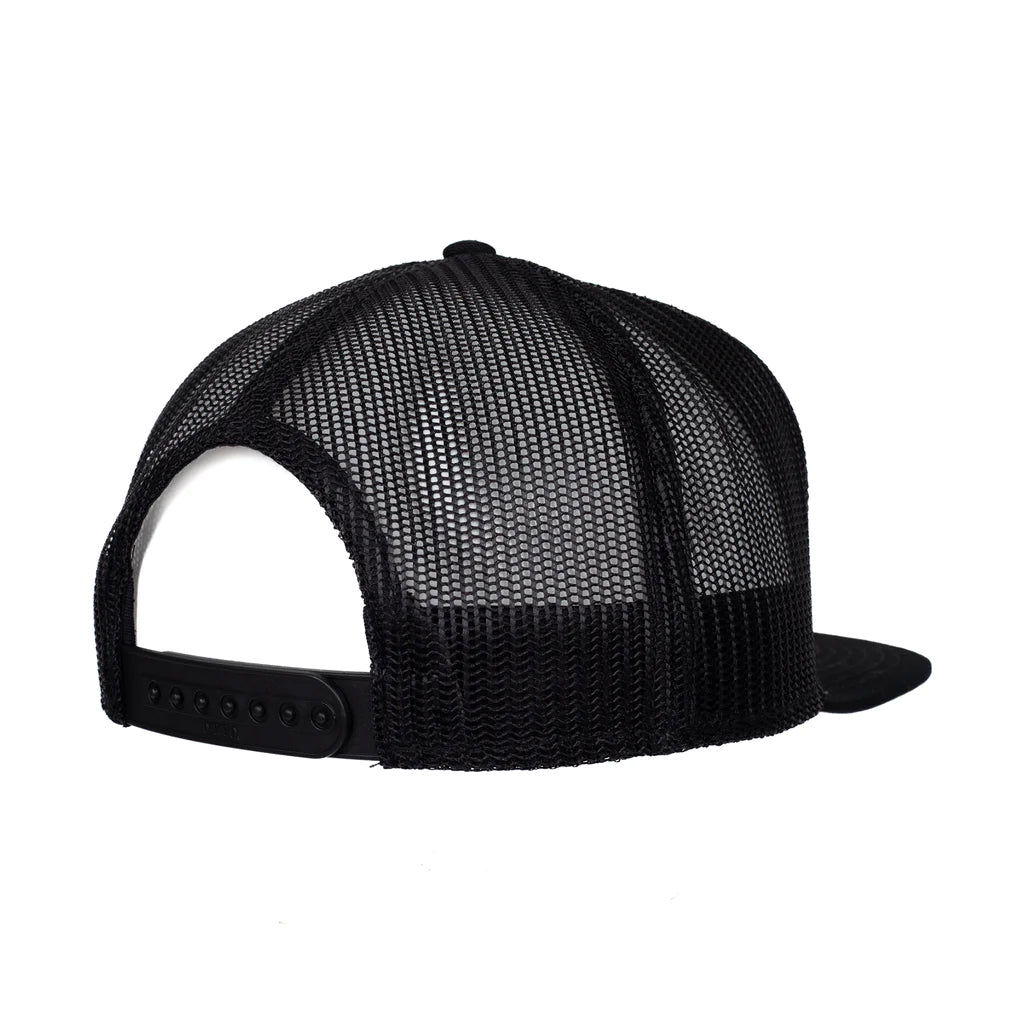 Seaside Surf Shop Crossbones Skull Cap - Black